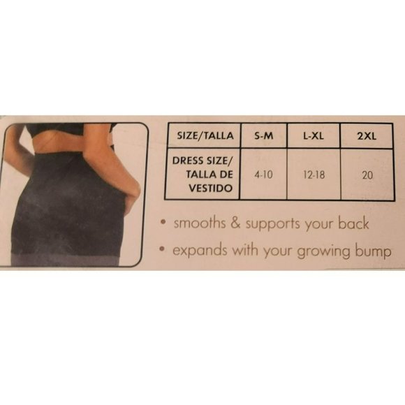 Secret Treasures Seamless Support Maternity Band in Soft Silver Gray Size S-M - Picture 3 of 4